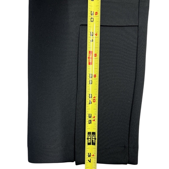 Good American Scuba Slim Black Split Zip Leg Zip Pockets Stretch Small Size 1 - Picture 14 of 15
